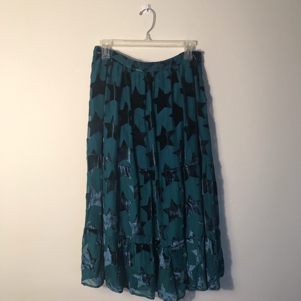 Anthropology Star Prairie Skirt